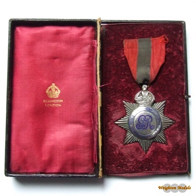 Imperial Service Medal - GV Star - William J RICKARD